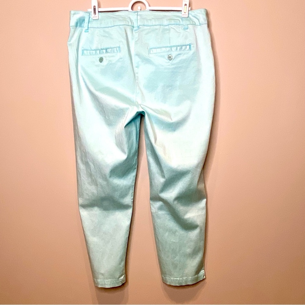 Lulu B Colorful Comfy Women's Light Blue Pants, Size 10 - Picture 2 of 8